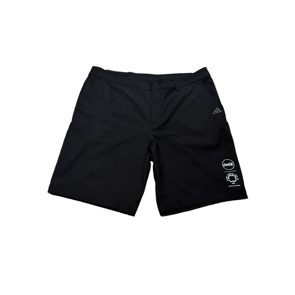 NWT Adidas Golf Shorts 38 Black IU2830 Coca-Cola FIFA Club World Cup 2025 Mens